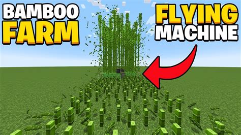 Bamboo Farm Flying Machine for Minecraft 1.21 - YouTube