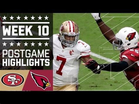 2016 49ers vs Cardinals Game Highlights | Cardinals nfl, 49ers ...