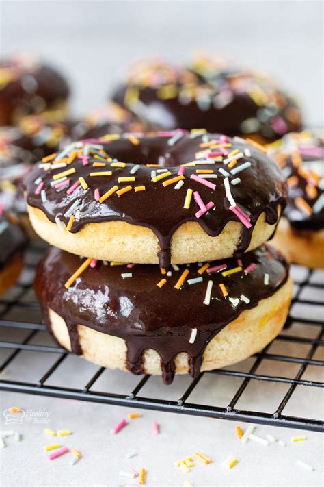 Homemade Oven Baked Donuts (Chocolate Frosted) - Healthy Life Trainer