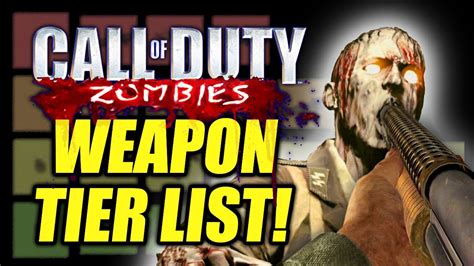 Zombie Weapons List