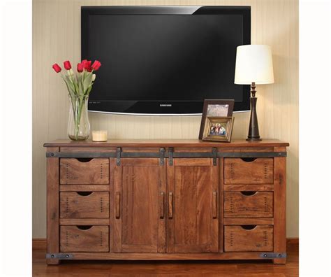 Barn Doors TV Stands, Rustic Barn Doors TV Stand