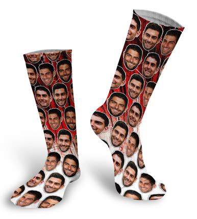 Jimmy Garoppolo Faces Socks - AllOverPrint.ca