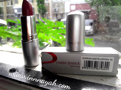 [Review] wardah matte lipstick no. 10 Maroon | Innnayah | Travel Photography Blog