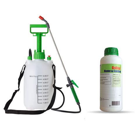 Buy ORGA ECO-FRIENDLY Gallup Weedkiller 1L +Garden Sprayers (5-L) Sprayer Pump Action, Weed ...