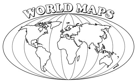 World Map With Countries, How Many Countries, World Map Coloring Page, Coloring Pages, World Map ...