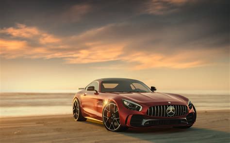 mercedes amg gtr, mercedes, cars, hd, 4k, behance, cgi HD Wallpaper