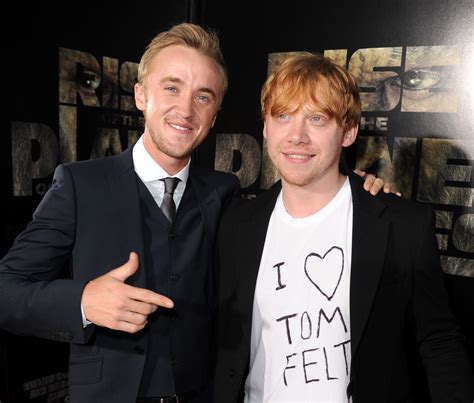 'Harry Potter' Stars Tom Felton & Rupert Grint Love to Play Pranks on Each Other