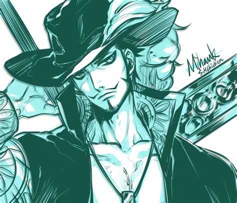 Mihawk | One piece drawing, One piece comic, One piece anime