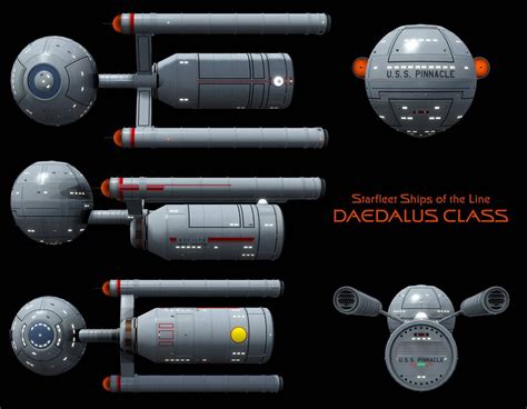 Daedalus Class Starship - High Resolution by Enethrin on DeviantArt in 2022 | Starfleet ships ...