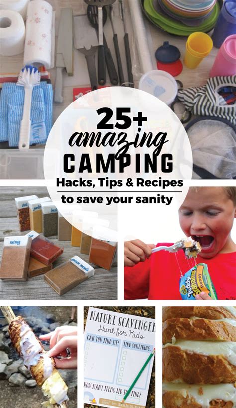 25+ Amazing Camping Hacks, Tips & Recipes to Save Your Sanity- from www ...