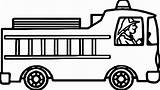 Fire Truck Coloring Pages  Coloringish sketch template
