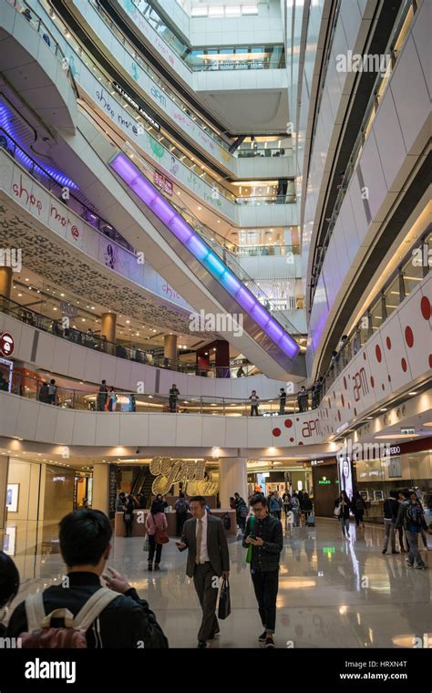 Interior of APM Mall in Kwun Tong district, Hong Kong Stock Photo - Alamy