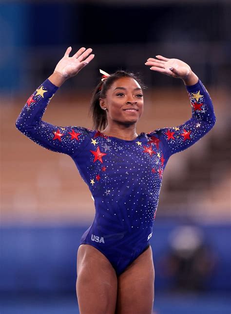 2021 Tokyo US Women's Gymnastics Team Blue Leotard Worn During ...