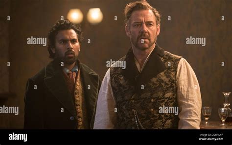 MARTON CSOKAS and HIMESH PATEL in THE LUMINARIES (2020). Credit: BBC ...