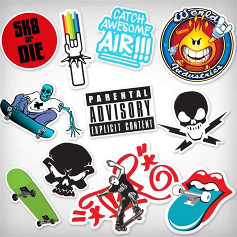 Custom Skateboard Stickers | 100% Satisfaction Guaranteed