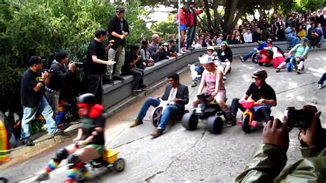 Downhill Big Wheel Races - YouTube