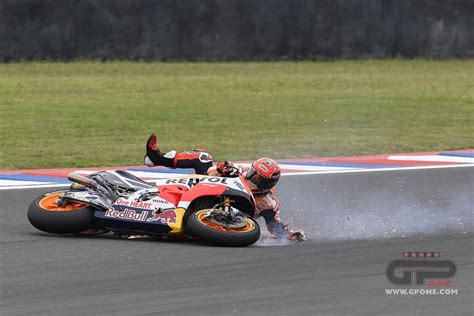 MotoGP, The crash of Marc Marquez in Argentina | GPone.com