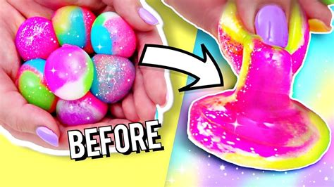 Squeezing and Popping Balls of SLIME! How To Make Satisfying Slime Oozo ...