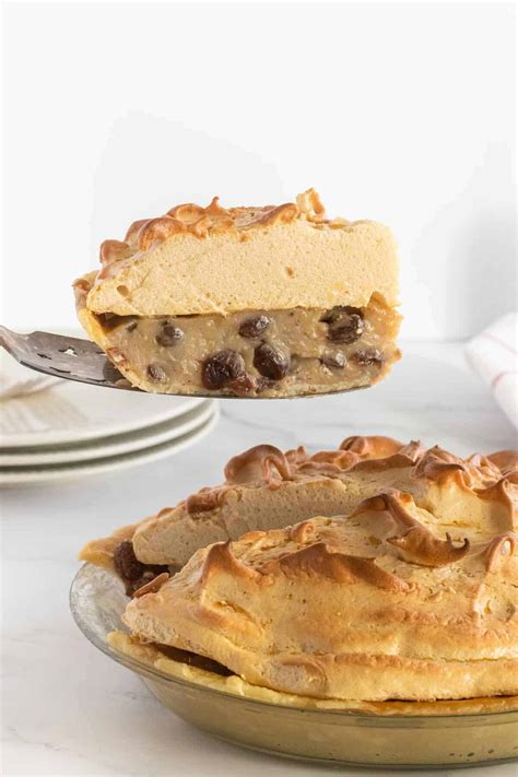 Sour Cream Raisin Pie - The Kitchen Magpie