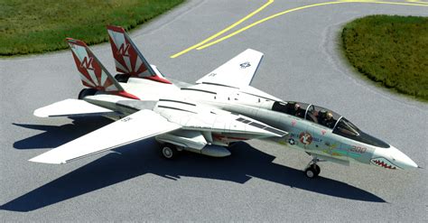 Repaint Sundowners VF-111 Squadron For DC Design Grumman F-14A Tomcat Miss Molly v0 (2) - Flight ...