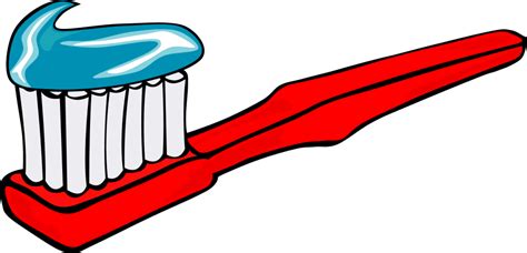 Toothbrush and toothpaste Clip Art Image - ClipSafari