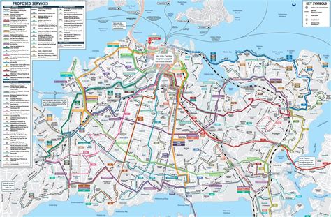 Auckland transport map - Auckland public transport map (New Zealand)