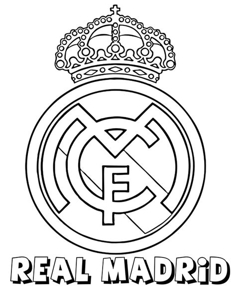 Real Madrid Coloring Pages