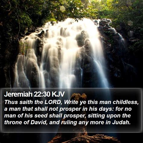 Jeremiah 22 Scripture Images - Jeremiah Chapter 22 KJV Bible Verse Pictures