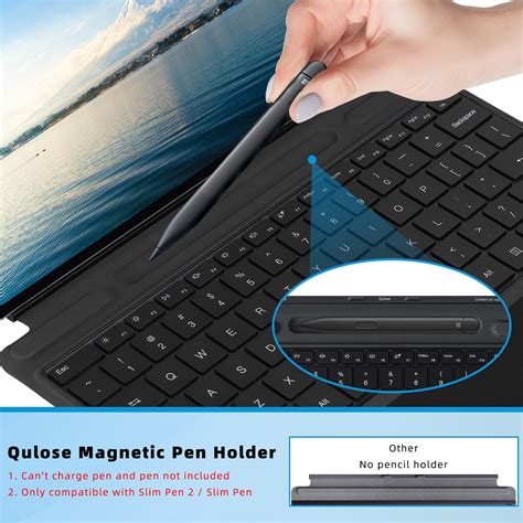 Qulose Surface Pro 8 Keyboard, Wireless Bluetooth Keyboard for ...