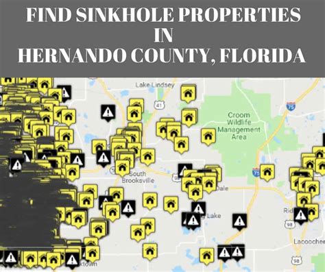 Sinkholes in Hernando County, FL | Florida Sinkholes | Tony's Sinkhole Maps