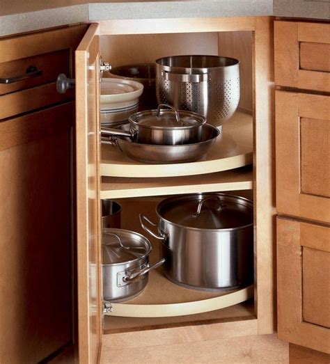 Kitchen Corner Cabinet Turntable | Dandk Organizer