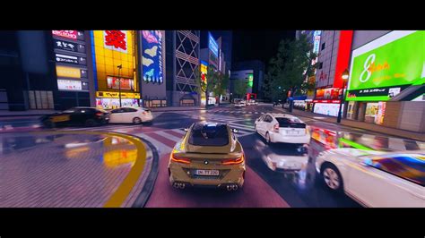 Night Tokyo with traffic / Assetto Corsa - YouTube