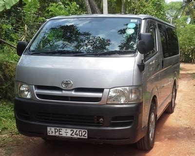 KDH Van with Driver - Rent a Car Van Sri Lanka