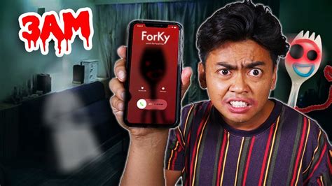 Do Not CALL FORKY at 3AM.. ~ Ghost Challenge - YouTube