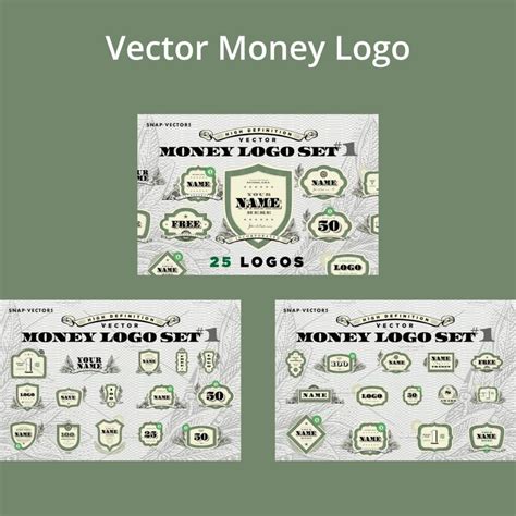 Vector Money Logo Set #2 – MasterBundles