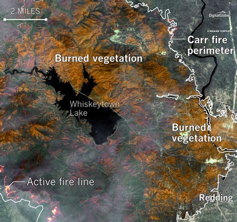 Here’s where the Carr fire destroyed homes in Northern California - Los Angeles Times