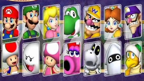 I think one of the reasons I like MP3, 7, 8, and Super is because of the roster : r/MARIOPARTY