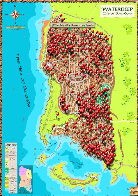 City of Waterdeep map with all locations - Page 6