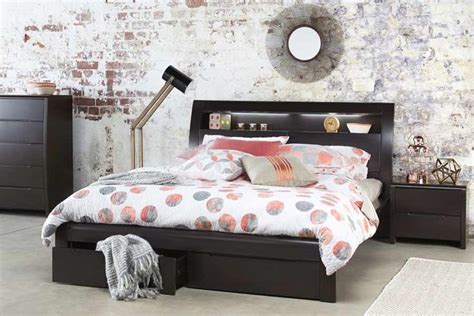 Benton Chocolate Queen Size Bed | Bedshed | Bedshed | White bed frame ...