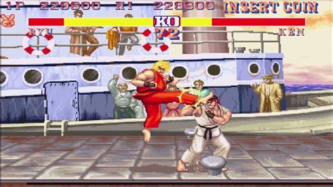 Street Fighter 2 Champion Edition Arcade Game PC, KEN vs. RYU, SEGA, 1992 Capcom #streetfighter2 ...