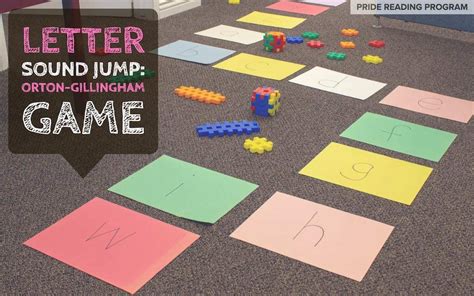 Letter Sound Jump: An Orton-Gillingham Game - Structured Literacy | Pride Reading Program