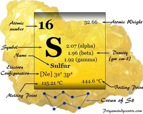 Periodic Table Sulfur Group | Elcho Table