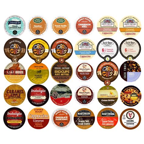 Flavored Coffee Single Serve Cups for Keurig K Cup Brewers Variety Pack ...