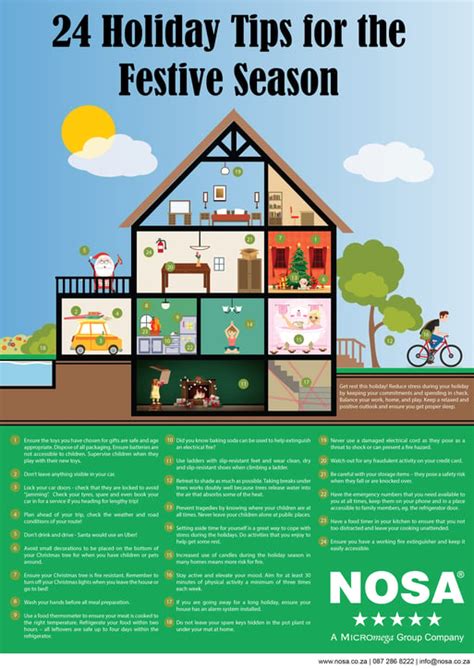 [Poster] Holiday Safety Infographic