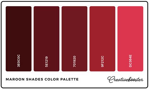 20+ Best Maroon Color Palettes (Colors That Go With Maroon) – CreativeBooster