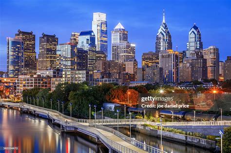 Philadelphia Skyline Pennsylvania America High-Res Stock Photo - Getty ...