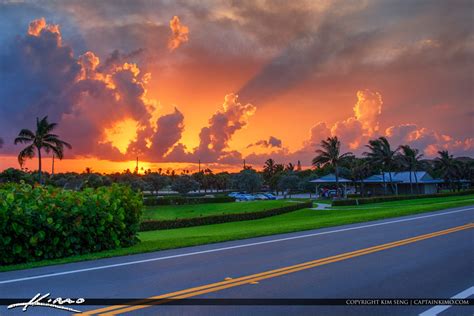 Ocean Cay Park Marcinski Road Juno Beach Florida Sunset | Royal Stock Photo