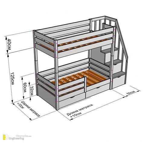 Bunk Bed Frame Dimensions - Image to u