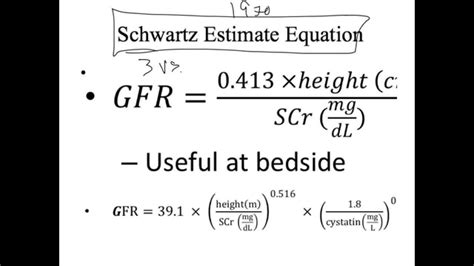 Chronic Kidney Disease - Calculate GFR and Estimate - YouTube