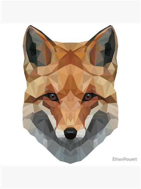 "Geometric Fox" Art Print for Sale by EthanRowett | Redbubble